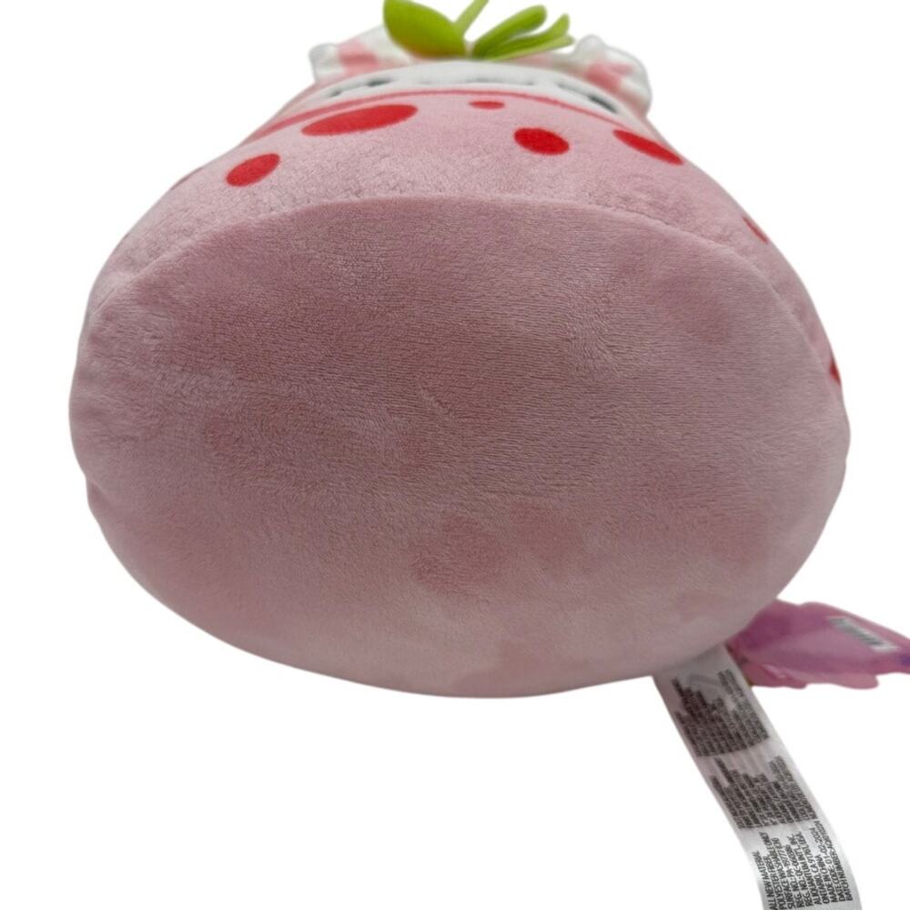 Honeymaru Strawberry Bunny Bubble Tea Plush Pink Kawaii NWT 15” - Picture 9 of 10
